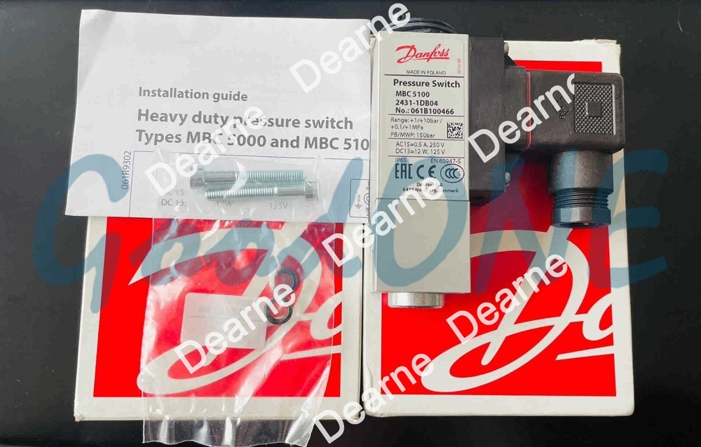 1PC New Danfoss MBC5100 Pressure Switch 061B100466 2431-1DB04