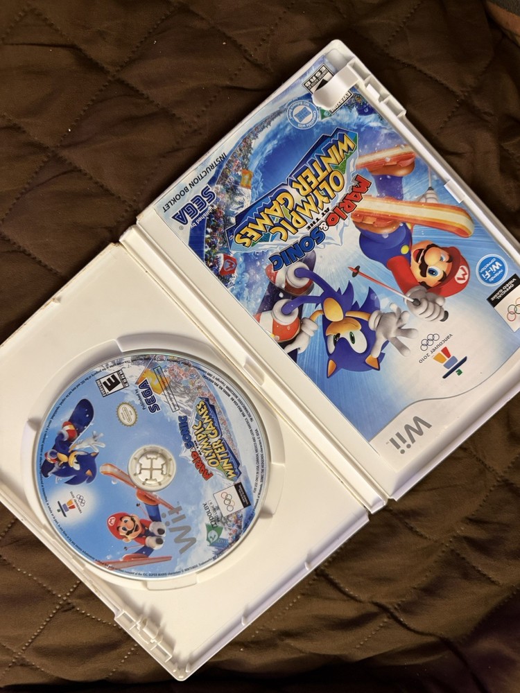 Mario & Sonic At The Olympic Winter Games (Nintendo Wii, 2009)  Complete CIB