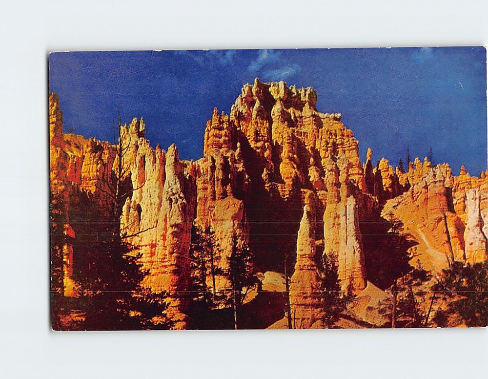 Postcard Queen's Castle Bryce Canyon National Park Utah