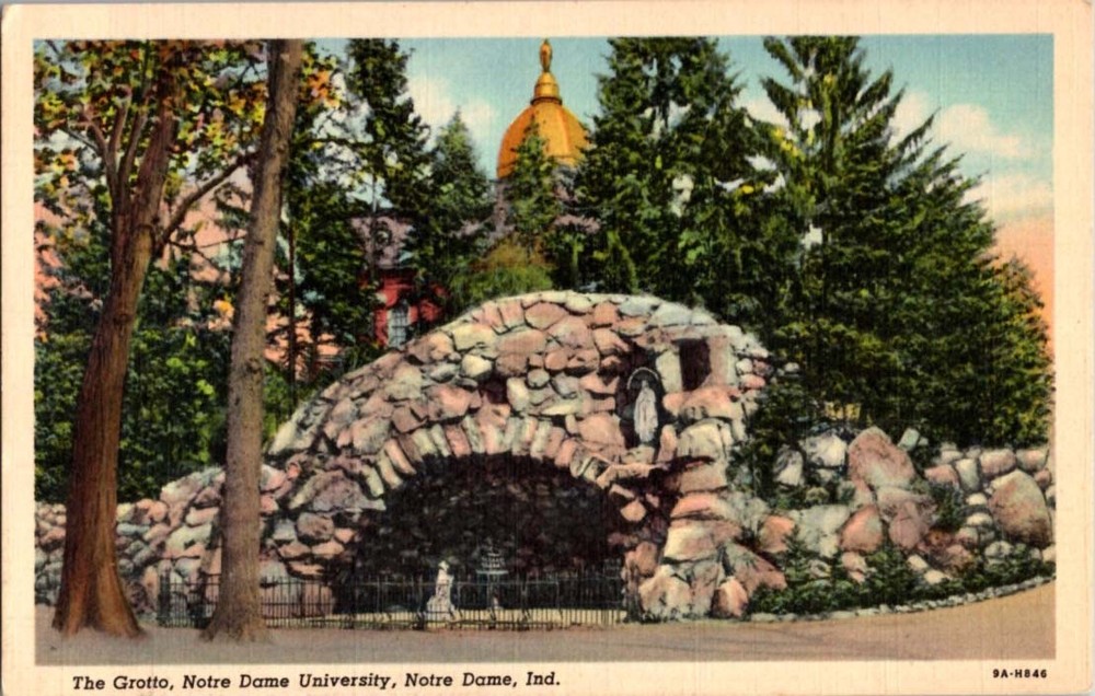 Linen University Of Notre Dame - South Bend Indiana IN m/14 BJ8168