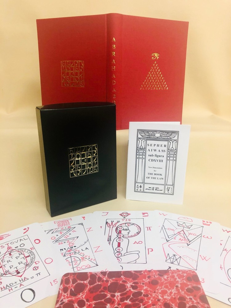 Abrahadabra Aleister Crowley Thelema Occult Numerology Book of the Law & deck-image