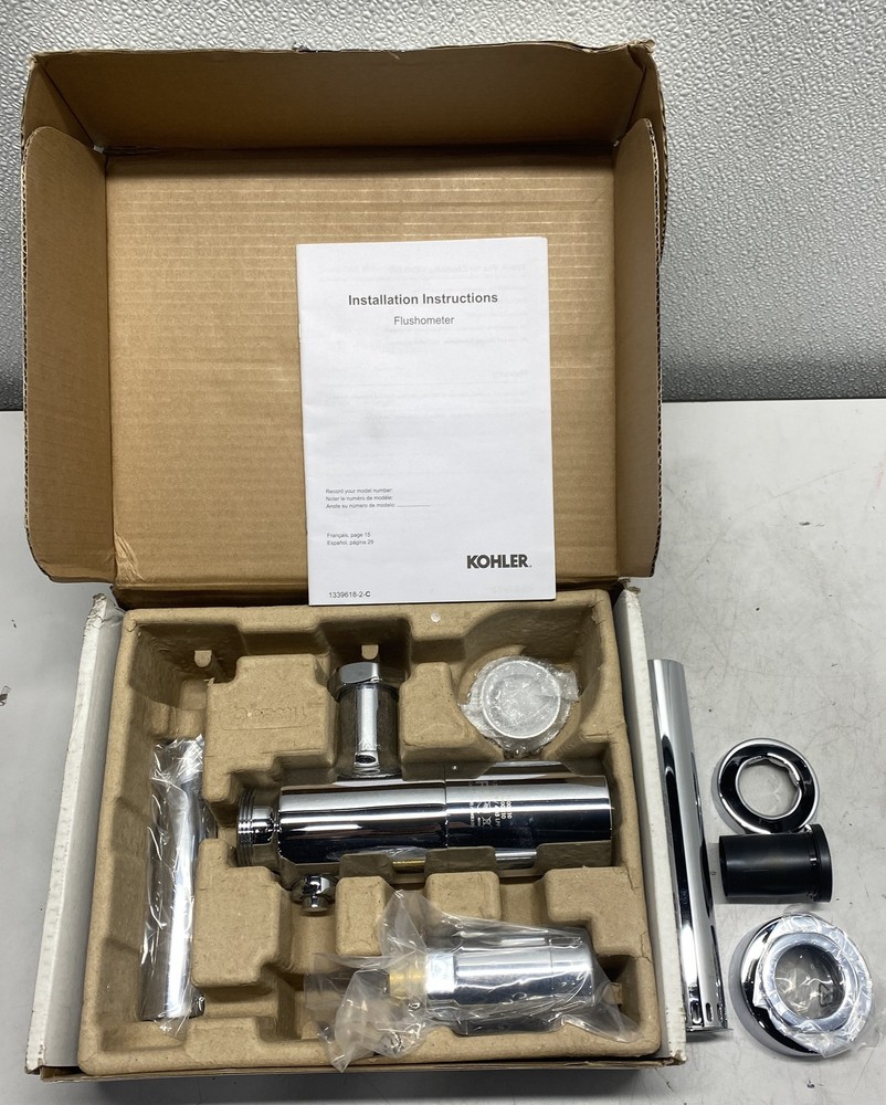 Kohler Mach Wave Toilet Flushometer 1.28 GPF K-40TH00N10-CP
