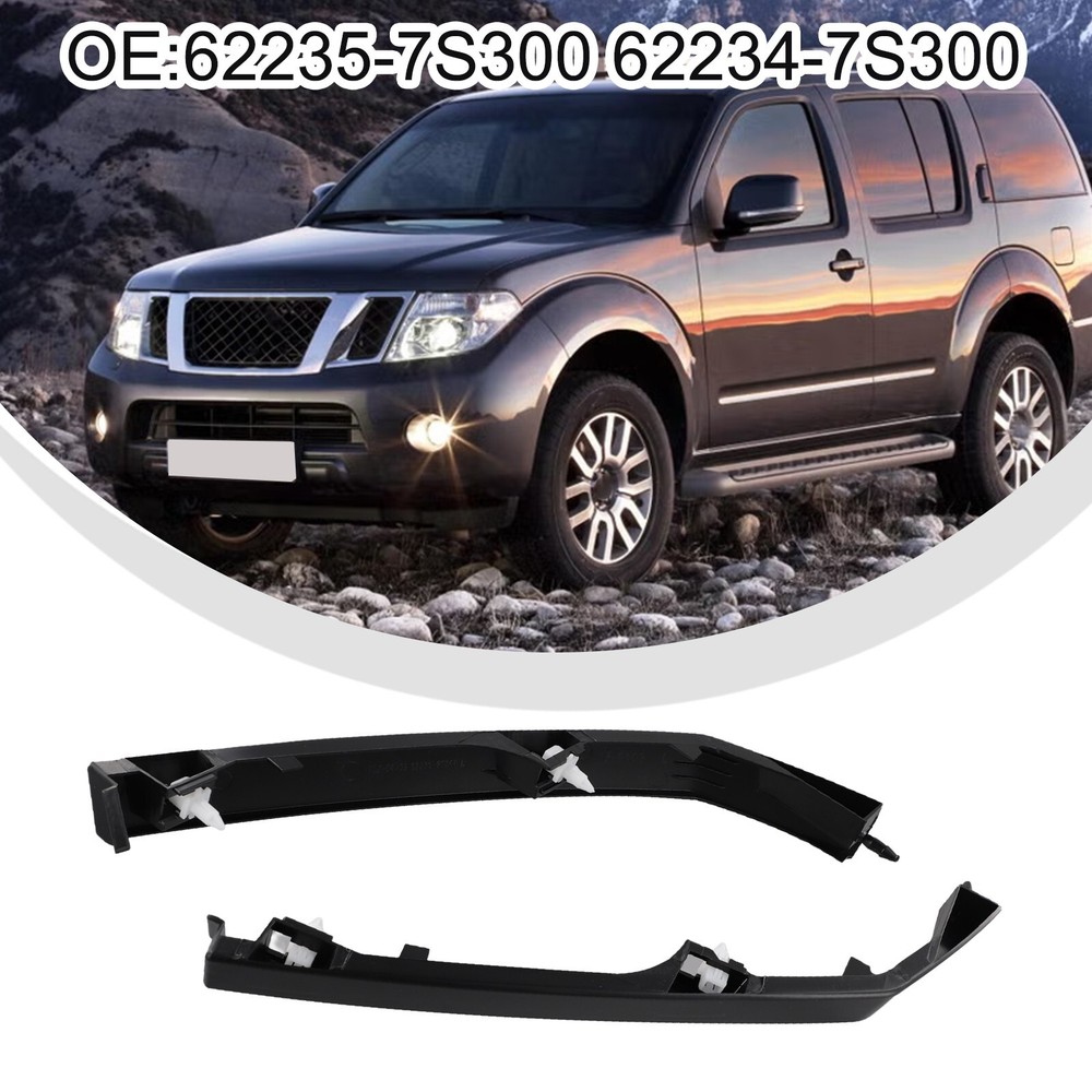 Black Lamp Eyebrow Under Car Headlight Suitable for Infiniti QX56 2004 2010