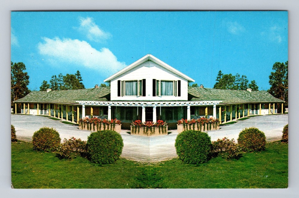 Manistique MI-Michigan The Star Motel Vintage Postcard