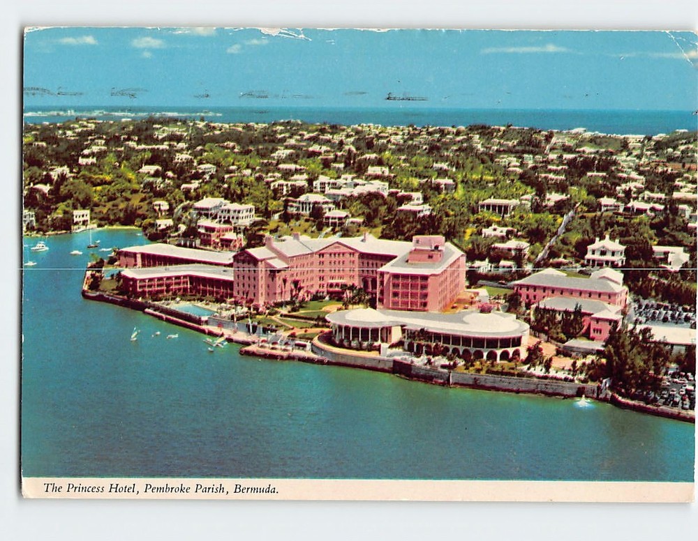 Postcard The Princess Hotel Pembroke Parish Bermuda British Overseas Territory