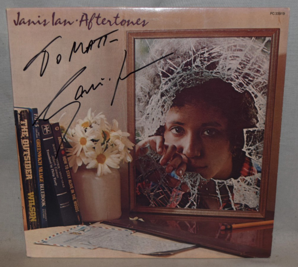 1975 -JANIS IAN- Signed/Autograph/Auto Vinyl LP Record Album - Aftertones