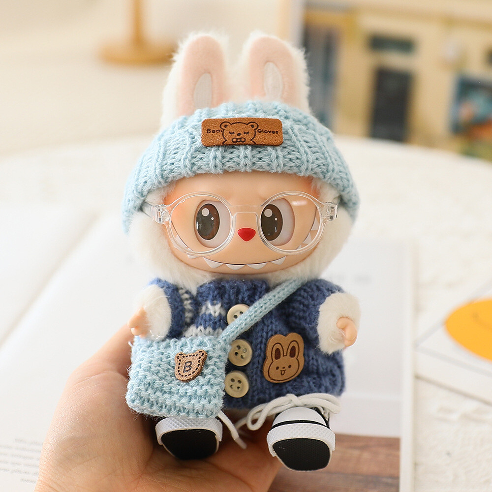 Custom Pop Mart Labubu Outfit Set for Plush Dolls No Doll Included