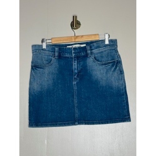 Gap Jeans Denim Mini Skirt Size 8 Blue Classic Y2K Casual A-Line