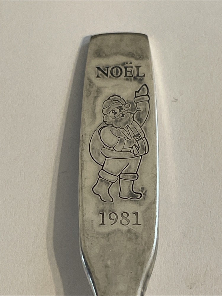 Noel 1981 Vintage Souvenir  Spoon Collectible