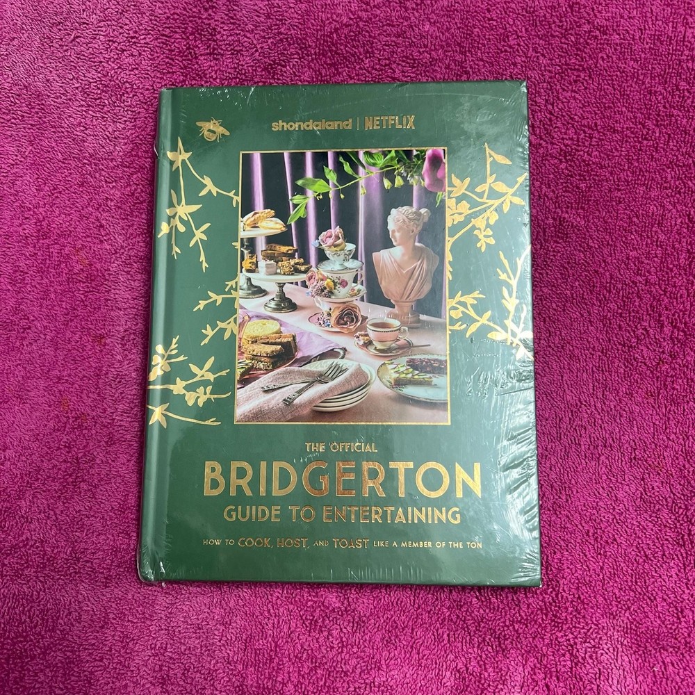 The Official Bridgerton Guide to Entertaining (Hardcover Cookbook) Netflix NWT