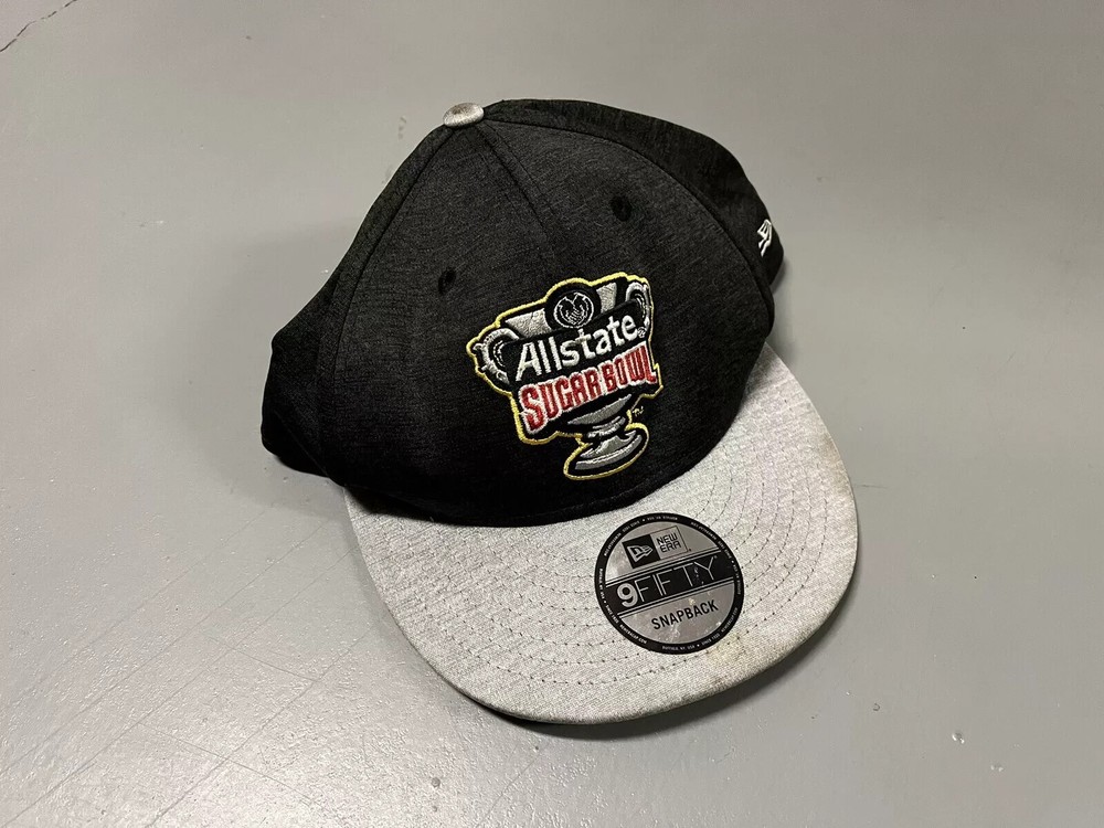 Baylor Bears Team Issued Black & Grey New Era Sugar Bowl SnapBack Hat One Size