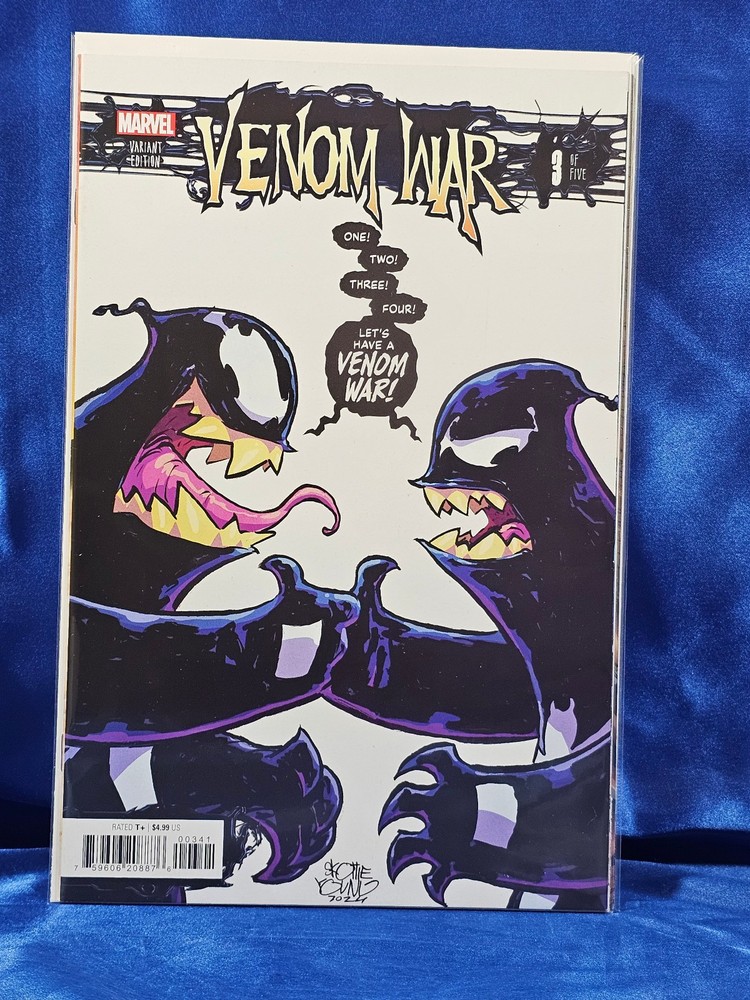 Marvel Comics VENOM WAR #3 (OF 5) SKOTTIE YOUNG Variant VF/NM 9.0 (2024)
