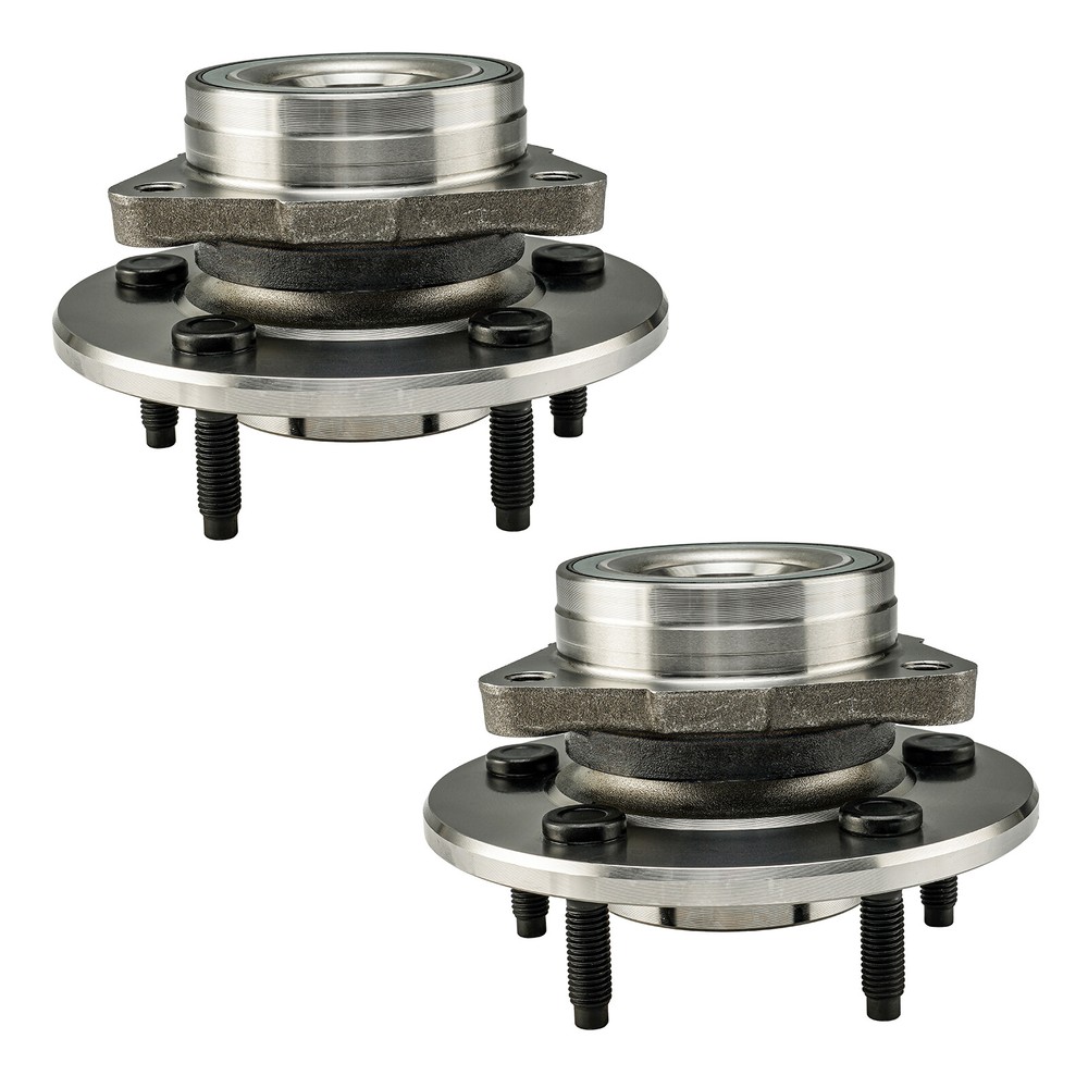 Pair For 1997-1999 2000 Ford F-150 4WD w/o ABS Front Wheel Hub & Bearing 515017