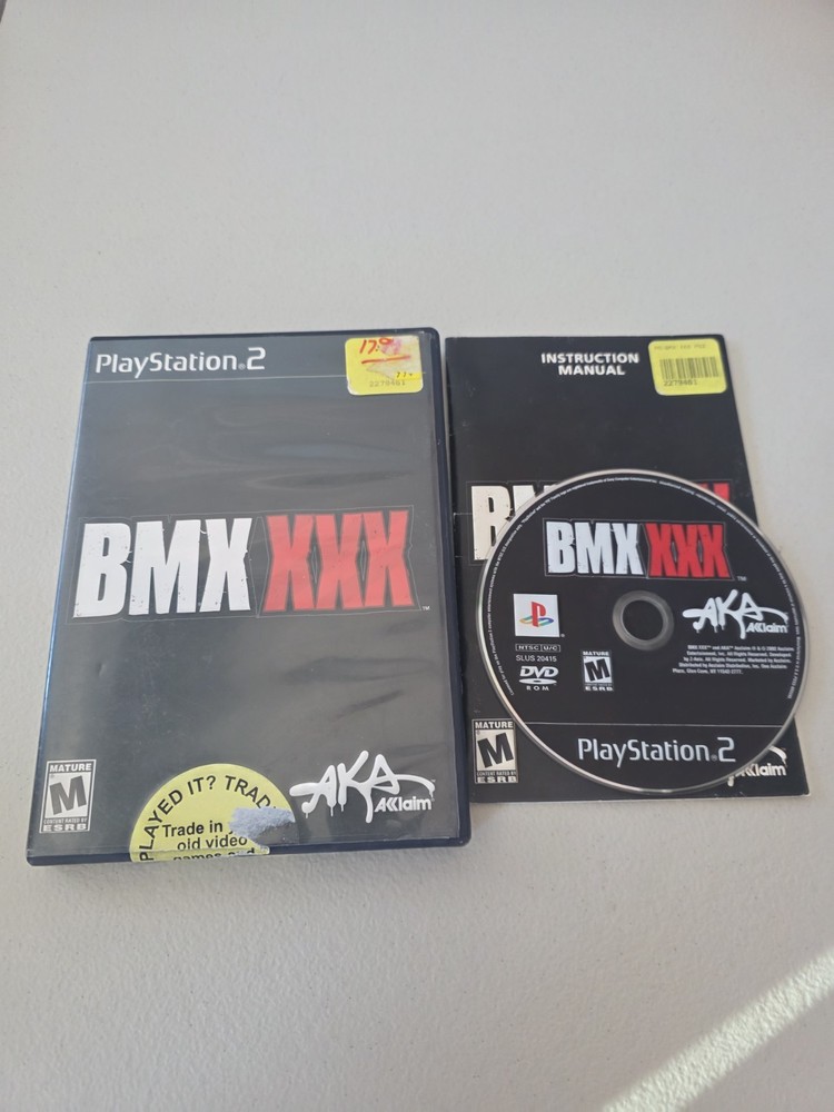 BMX XXX (Sony PlayStation 2, 2002) PS2 CIB Complete, Tested
