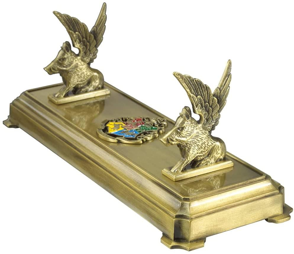 Harry Potter Metal Wand Replica with Display Stand - Hogwarts Collectible  
