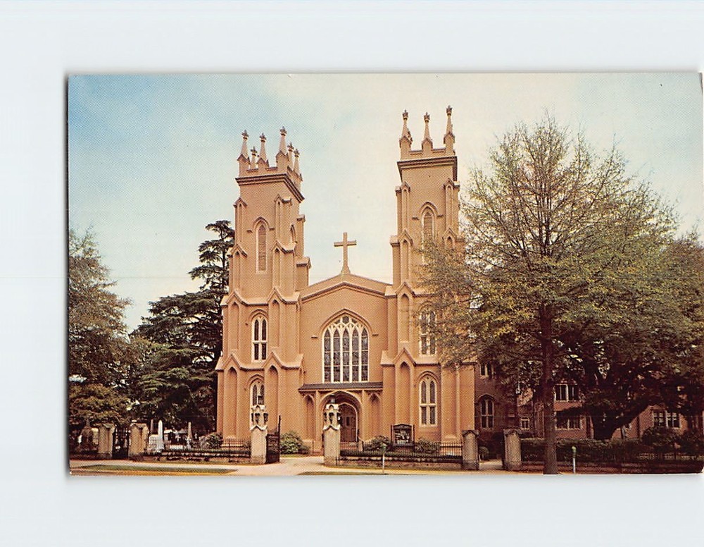 Postcard Trinity Episcopal Church Columbia South Carolina USA