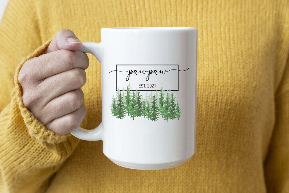 Pawpaw Est 2021 Mug Mug & Coaster Set Gift Pawpaw Coffee Mug For New Pawpaw
