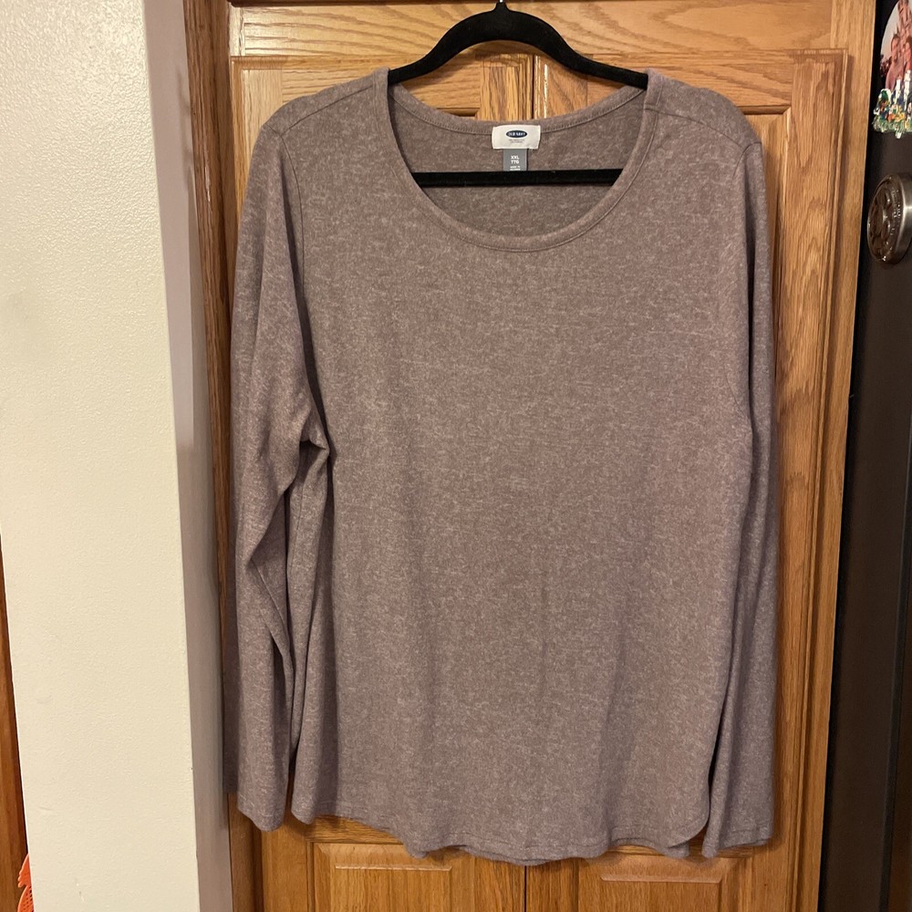Womens Tan Brown Long Sleeve Sweater by OLD NAVY Size: XXL