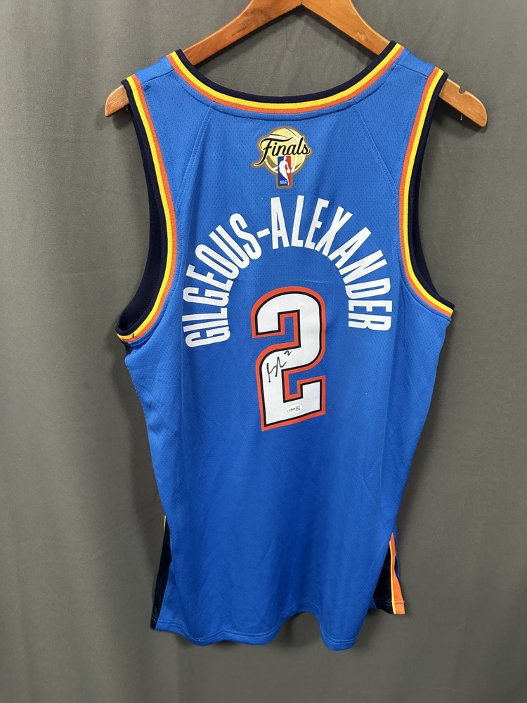 Shai Gilgeous Alexander Signed Oklahoma City Thunder Jersey AUTO JSA COA Sz 48PROBSTEIN is actively accepting consignments !!
