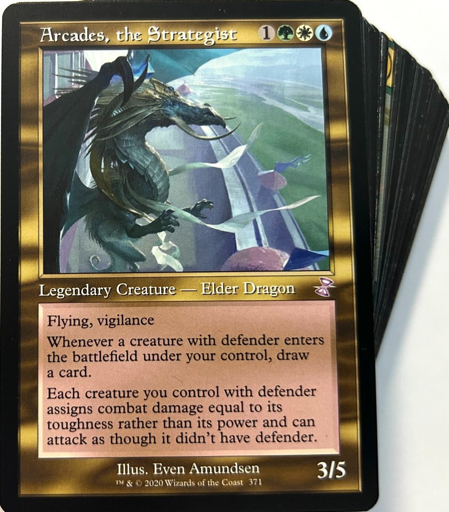 ***Custom Commander Deck*** Arcades the Strategist - Walls - EDH MTG