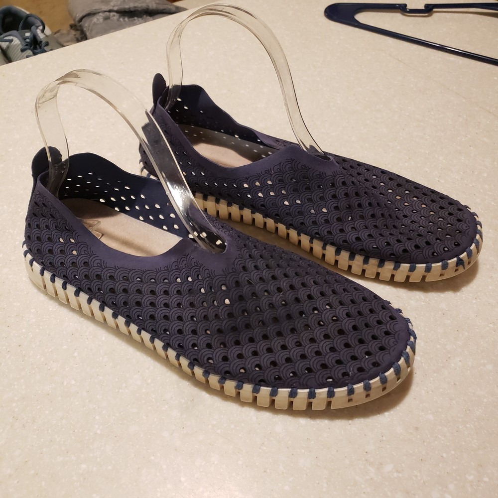 Ilse Jacobsen Shoes Women's Tulip Comfort Slip On Black Size 40 USA 9