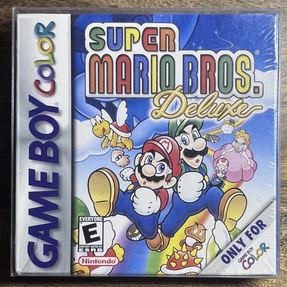 Super Mario Bros. Deluxe (Nintendo Game Boy Color, 1999) New Factory Sealed