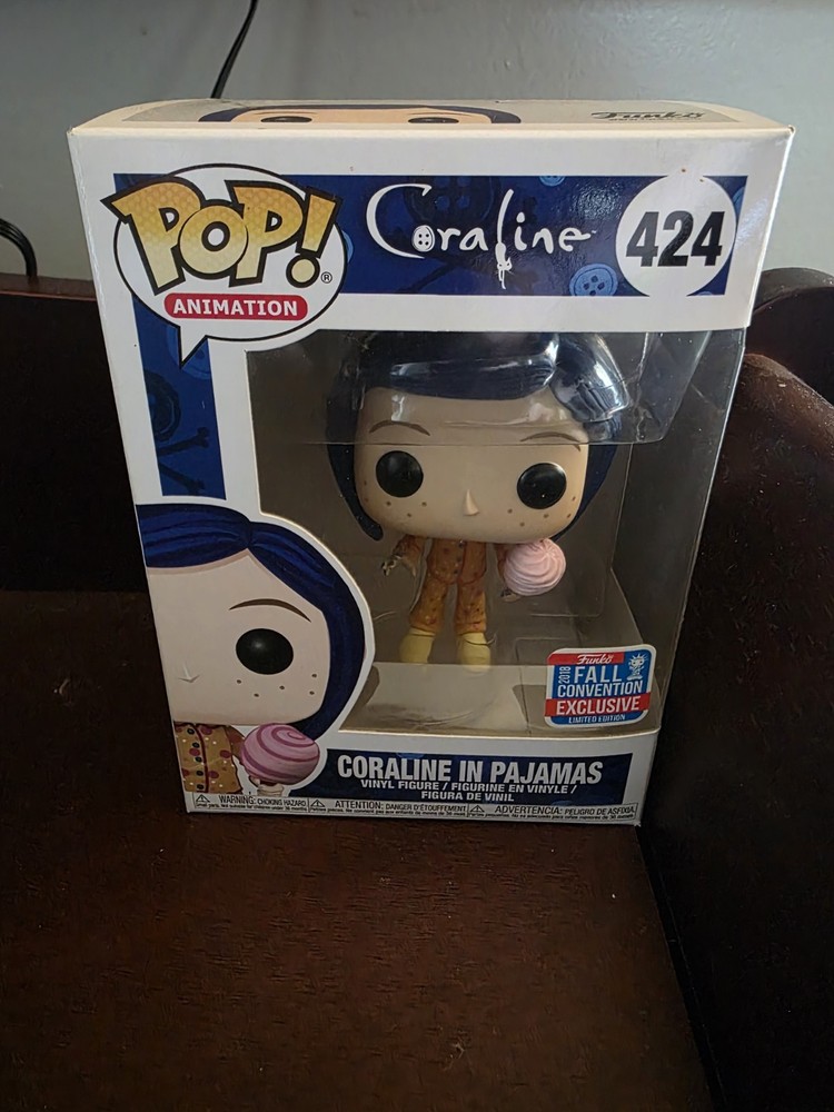 Funko Pop! Coraline In Pajamas #424 2018 Fall Convention Exclusive New