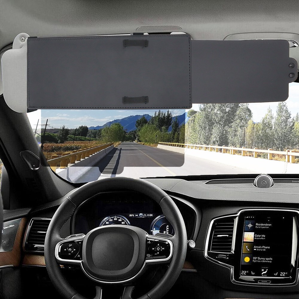 Universal Car Sun Shade Extender - Anti-Glare Visor Shield for Driving