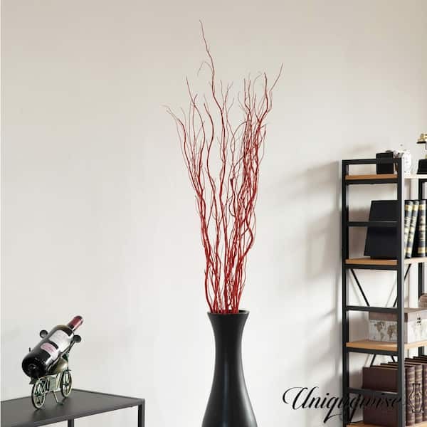 12-Piece 59-Inch Natural Dried Willow Twigs for Floral Arrangements