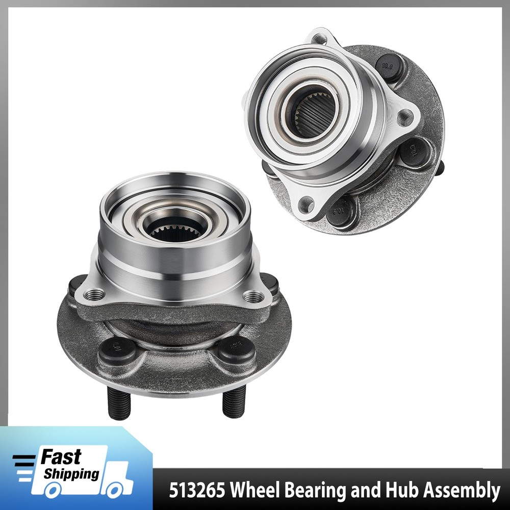 Pair of 2 Front Wheel Hub Bearing Assembly For 2004-2009 Toyota Prius L4 1.5L