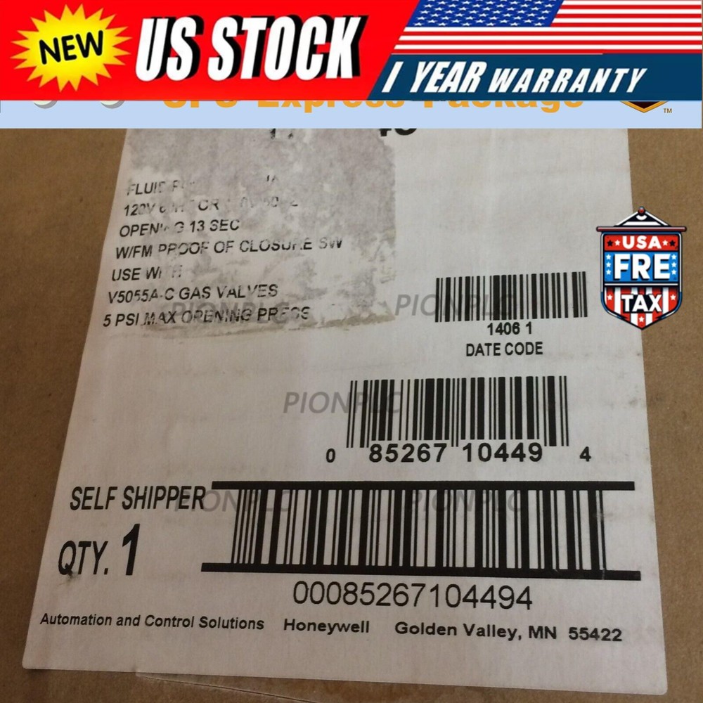 V4055D-1043 Honeywell Fluid Power Actuator Fast Shipping V4055D1043 US Free TAX