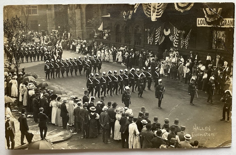 RPPC Real Photo Postcard - Knights Templar Week, Parade On Michigan Ave, Chicago