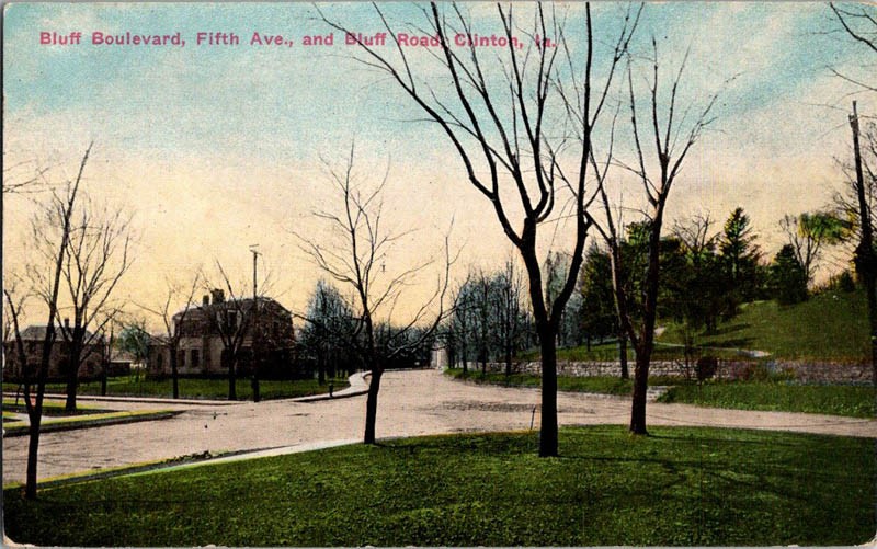 Clinton Iowa IA : BUILDING SCENE m/14 AV1533