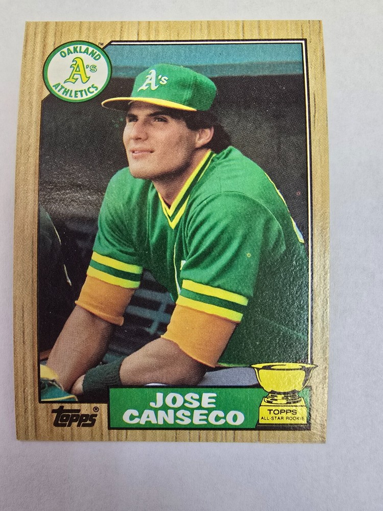 1987 Topps - Jose Canseco #620 *3 Printing Errors*