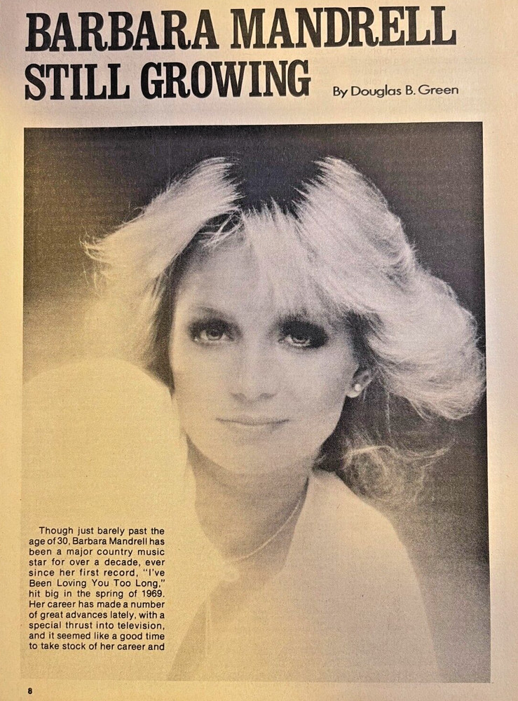 1979 Country Singer Barbara Mandrell