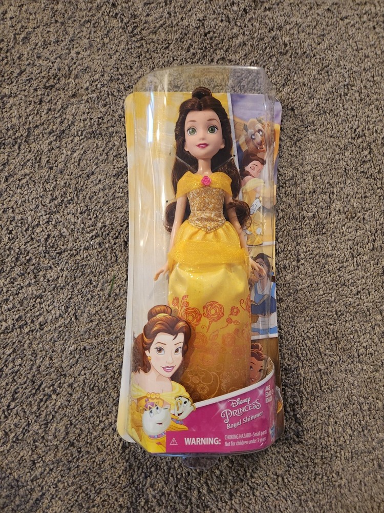 Disney Princess Royal Shimmer Belle Beauty And The Beast Doll Hasbro New Sealed