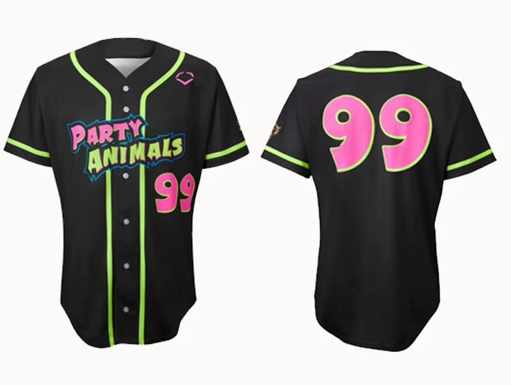Party Animals BASEBALL 3D SHIRT All sizes CUSTOM NAME QT1863