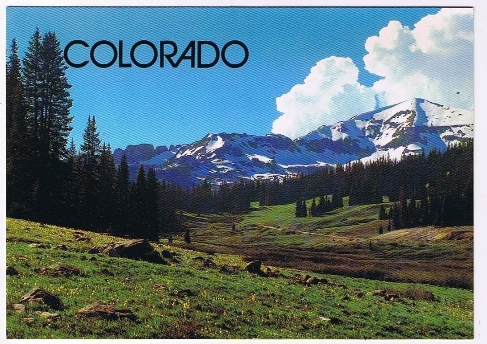 Colorado Postcard Keebler Pass High Country