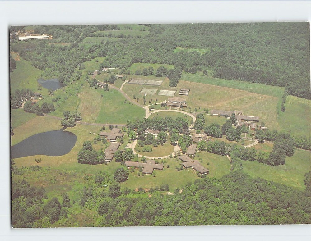 Postcard Aerial View Kent School Kent Connecticut USA