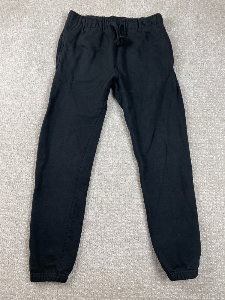 Mnml Sweatpants Mens Small Everyday Relaxed Black Drawstring Joggers Cotton Gym