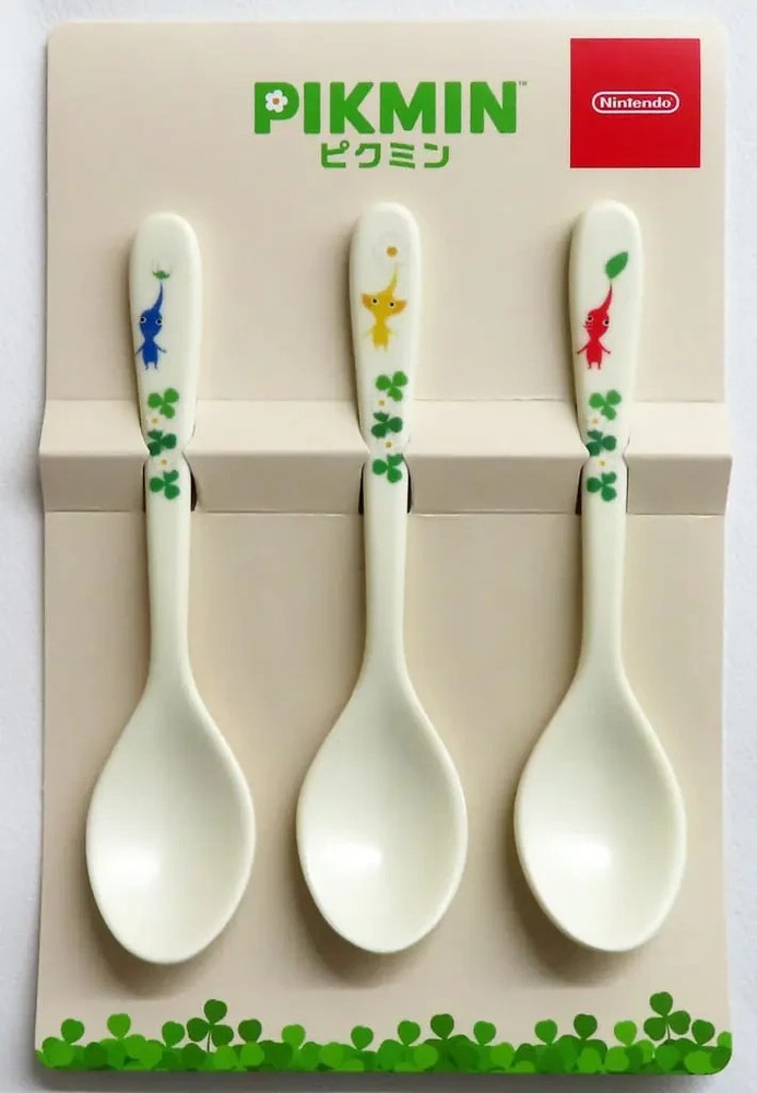 Pikmin Spoon Set Nintendo Tokyo Japan Limited Official New 3 Colors Red Blue NEW