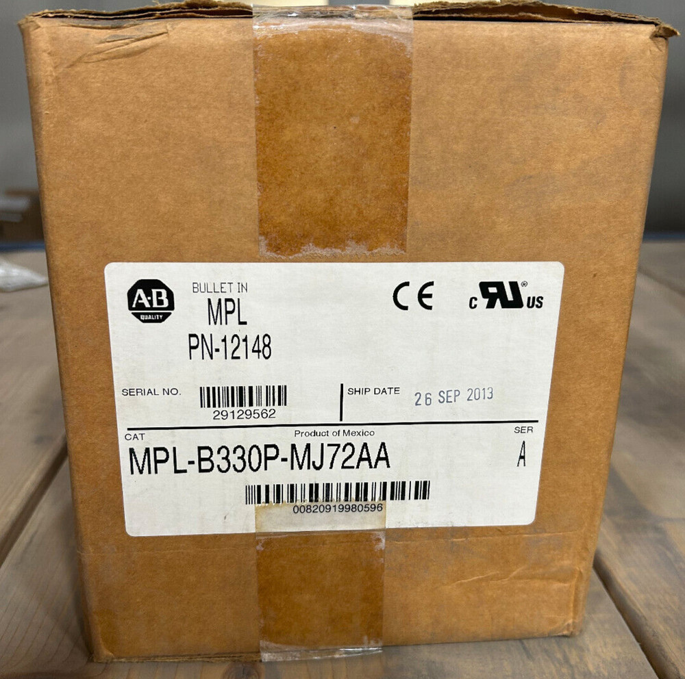 NEW Allen Bradley MPL-B330P-MJ72AA Servo Motor MPLB330PMJ72AA