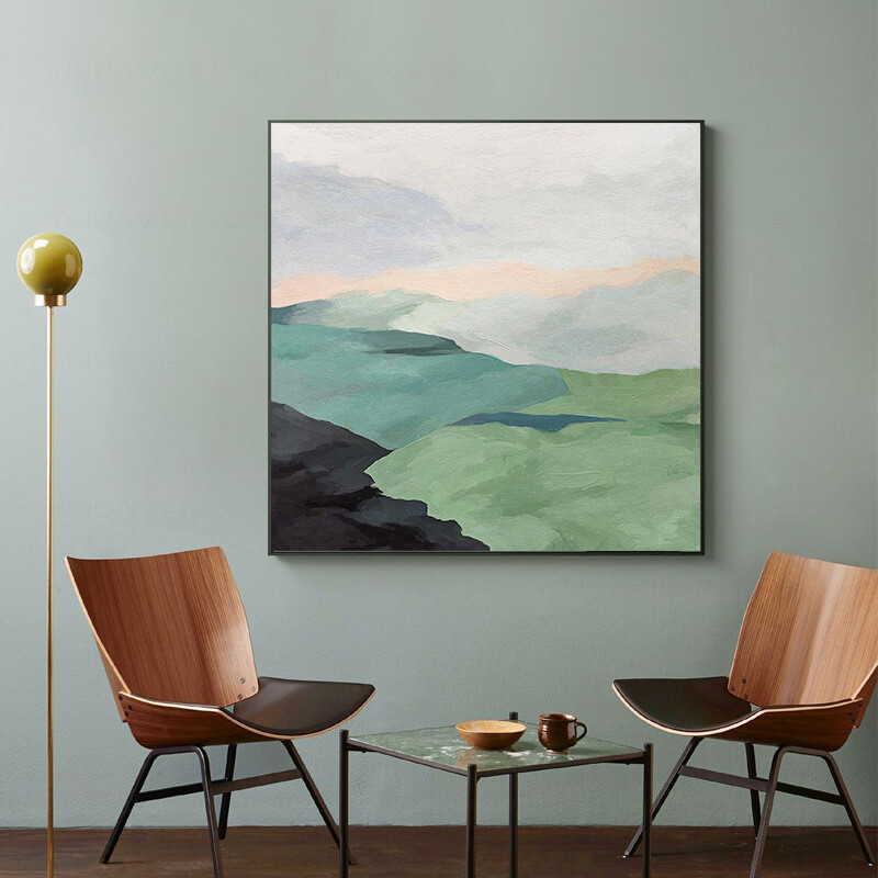 Pure Hand-painted Oil Painting Modern Wall Art Living Room Oil Painting Abstract