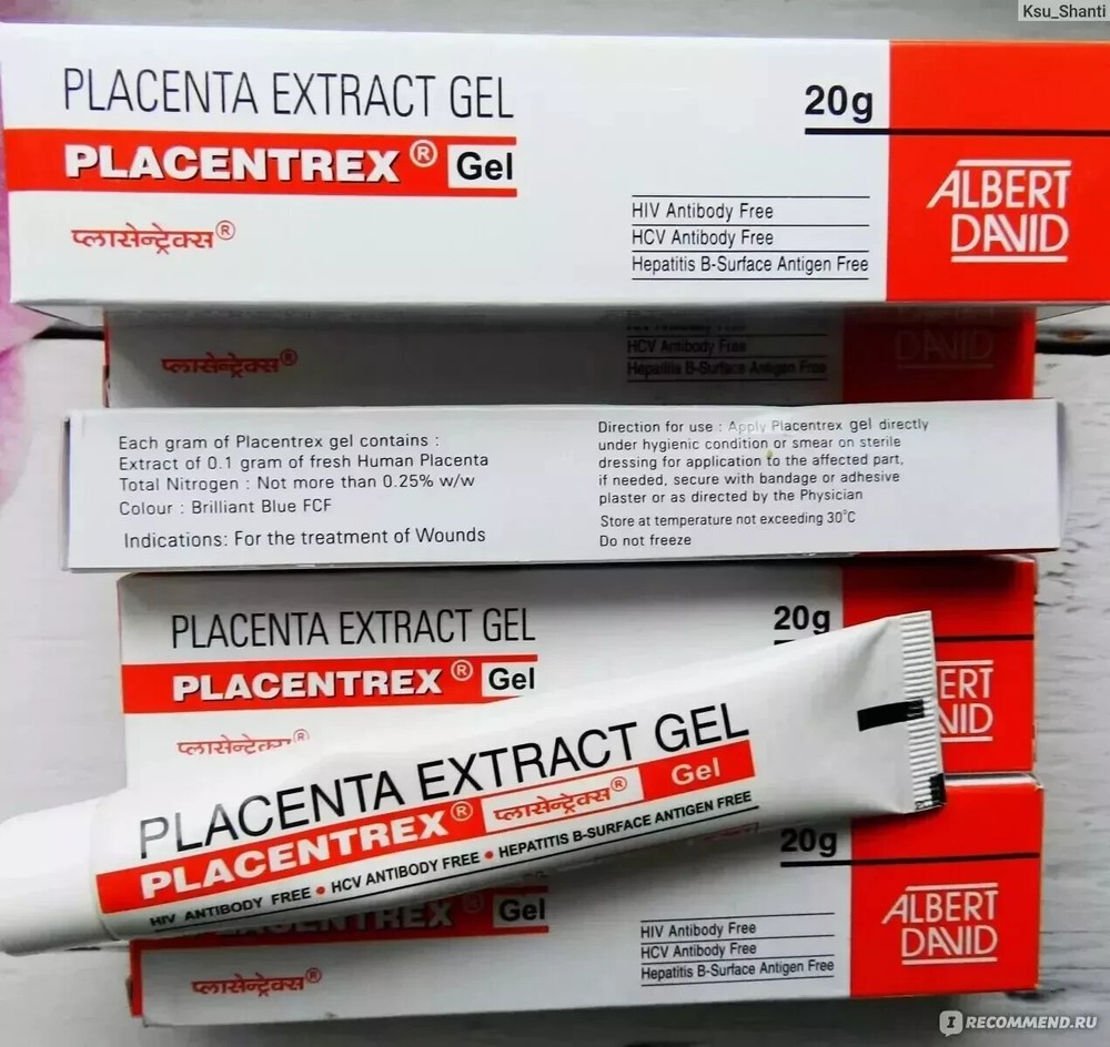 6X Placenta Organic Herbals GEL Long Expiry  India Official india ANTI-AGING New
