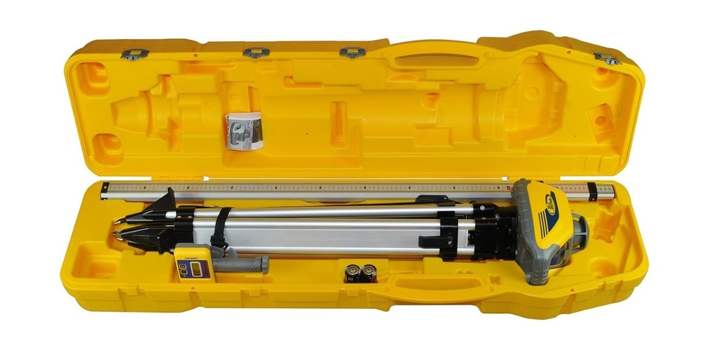 Spectra Precision LL100N-2 Laser Level Kit with HR320 Receiver and Clamp, 15'...