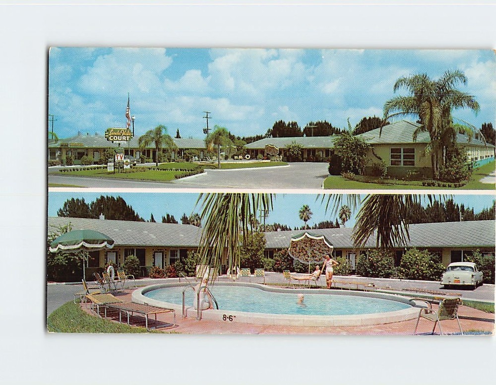 Postcard Linda Vista Court Saint St. Augustine Florida USA North America