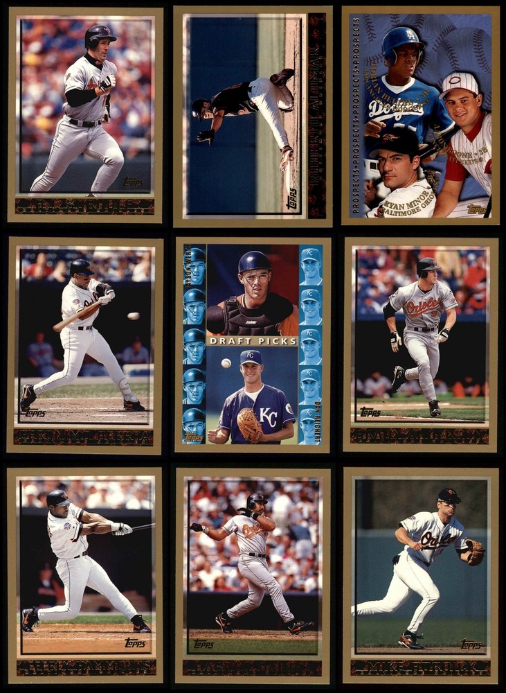 1998 Topps Orioles Almost Complete Team Set 8 - NM/MT 6567668 (13 / 17 cards)