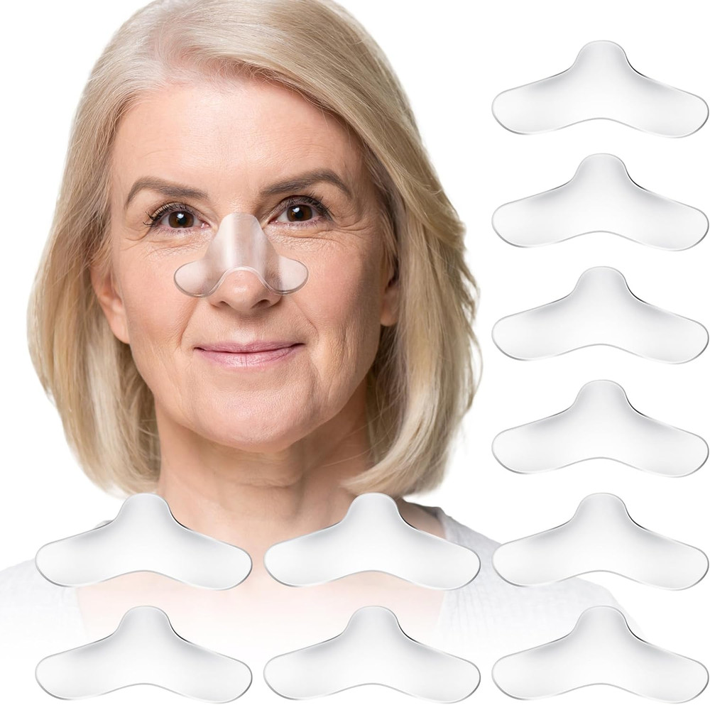 10 Pack CPAP Nose Pads, Silicone CPAP Nose Protector for Most Masks - Reusable G