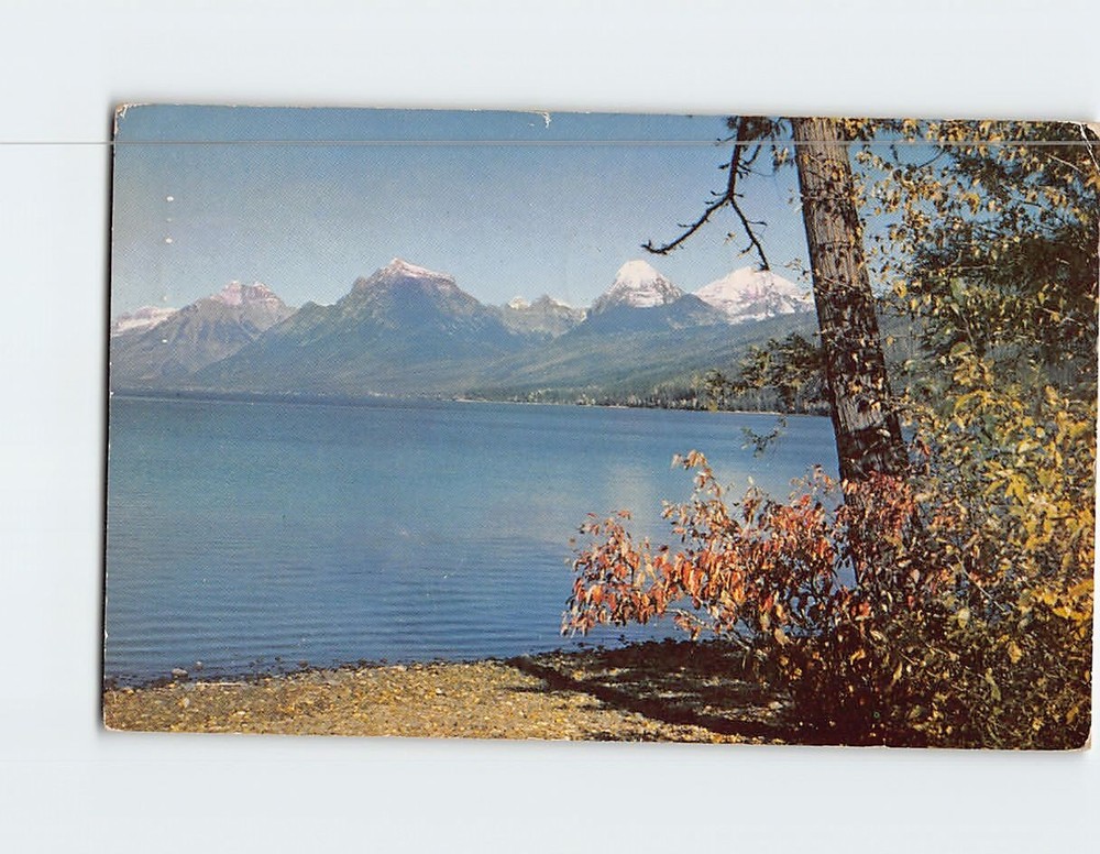Postcard Lake McDonald Glacier Park Montana USA