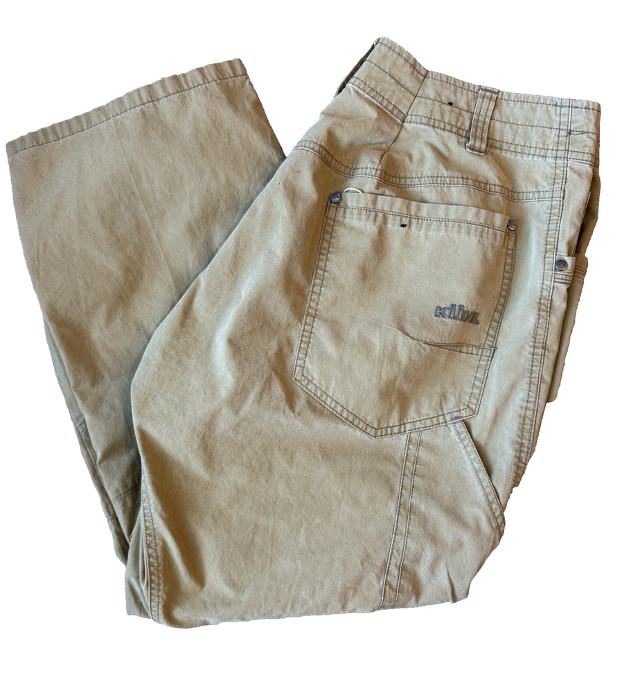 Kuhl Revolvr Pants Tan Mens 38x30 Pockets Hiking Utility Outdoors Mountain Brown